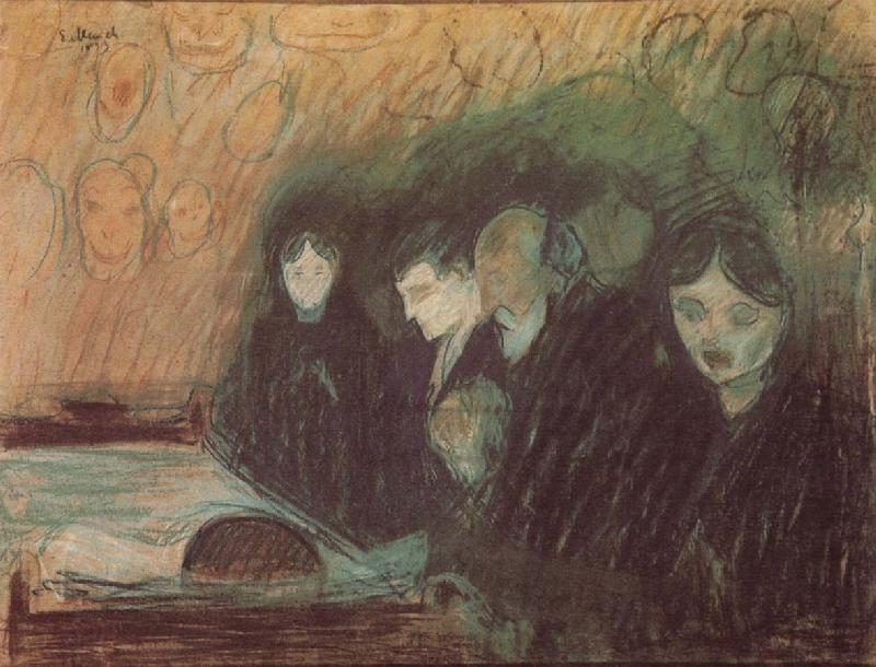 Edvard Munch Funeral China oil painting art